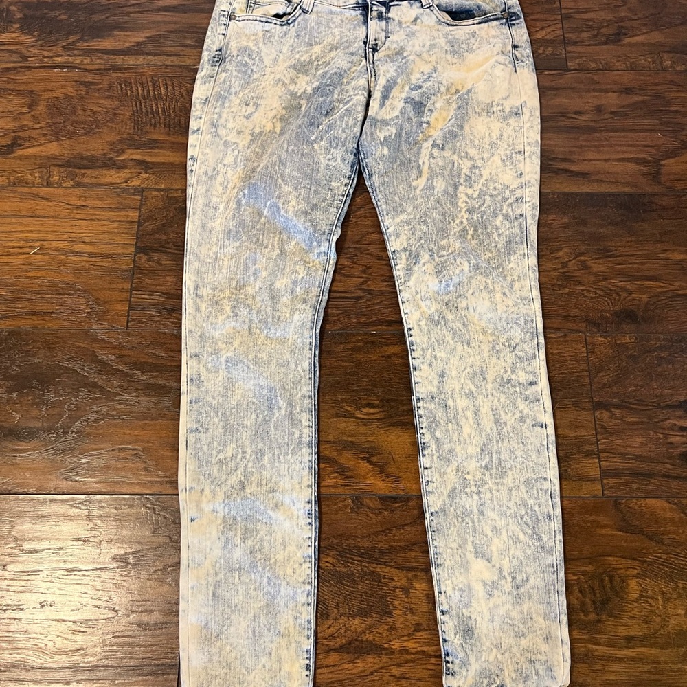 Acid Wash Jeggings